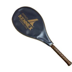 Vintage Pro Kennex Copper Ace Tennis Racquet With Cover Leather Handle Graphite
